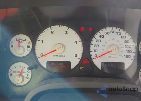 2003 Dodge Ram 2500 Slt/Laramie/St из США, поврежденный, VIN 3D7KA28693G762968